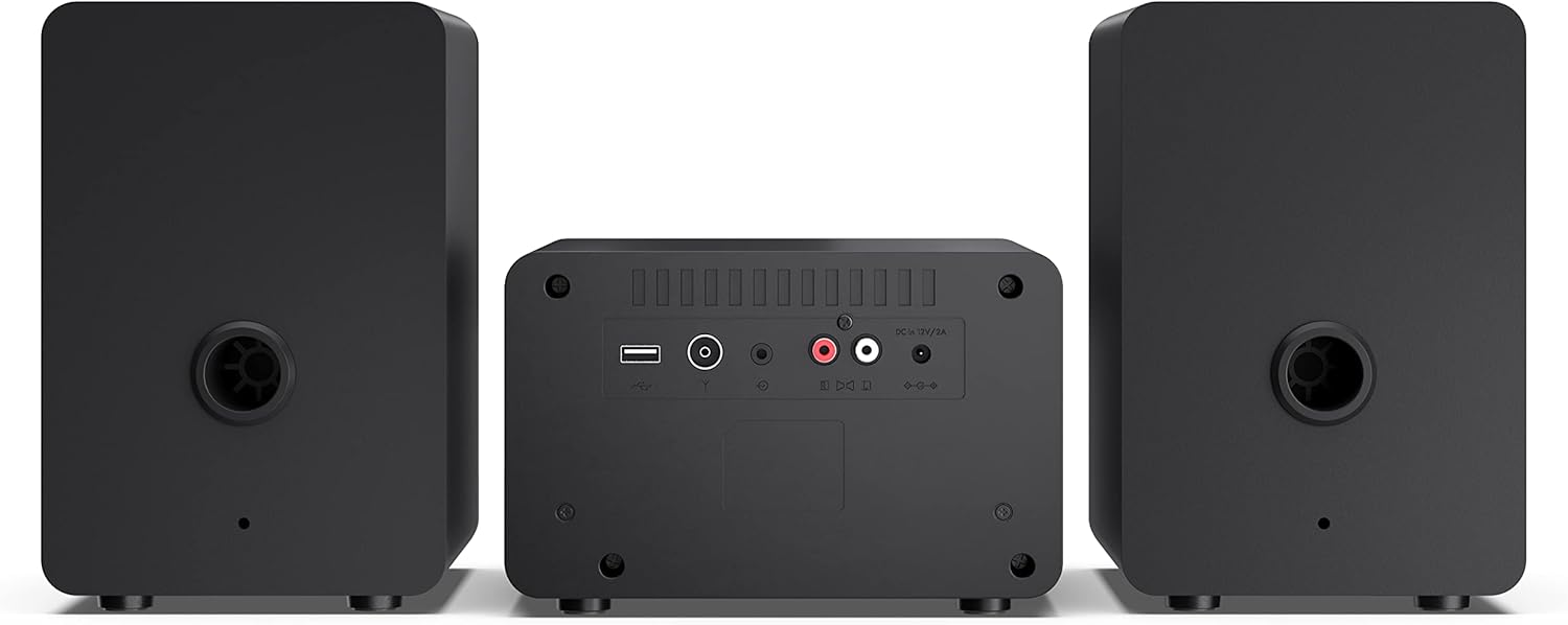 Sharp XL-B520D(BK) Hi-Fi Micro System 40W, Nero - immagine 9