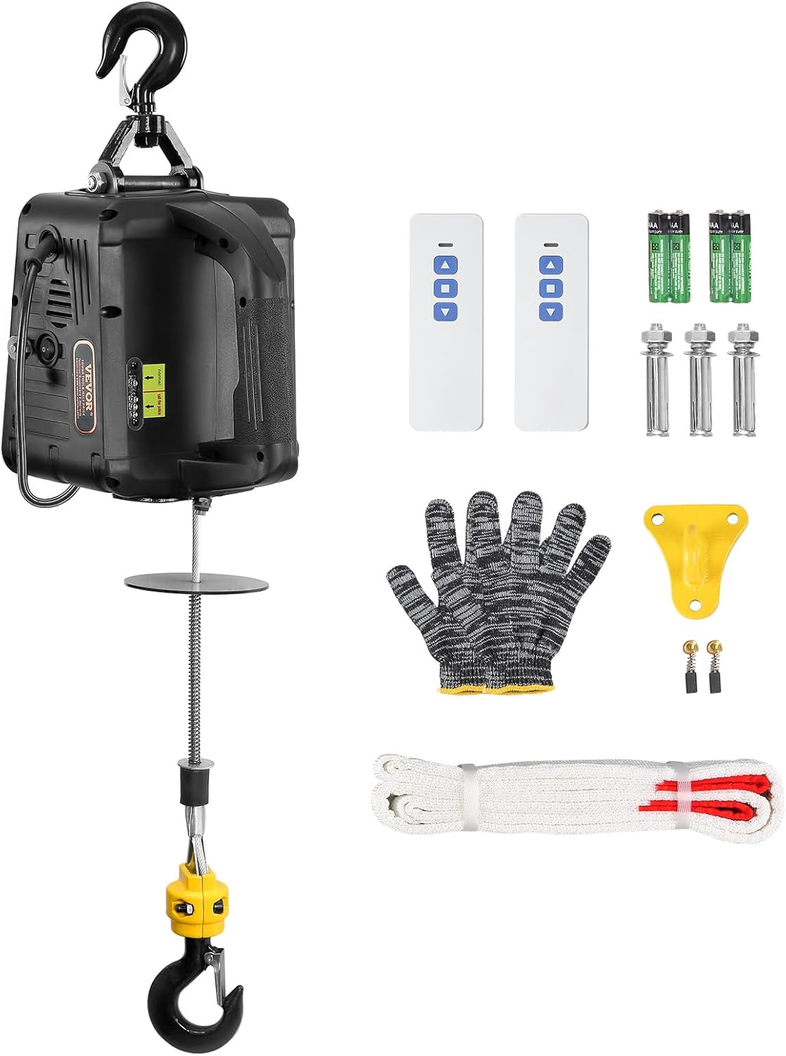 VEVOR Paranco Elettrico Portatile 498,95 kg con Telecomando - immagine 1