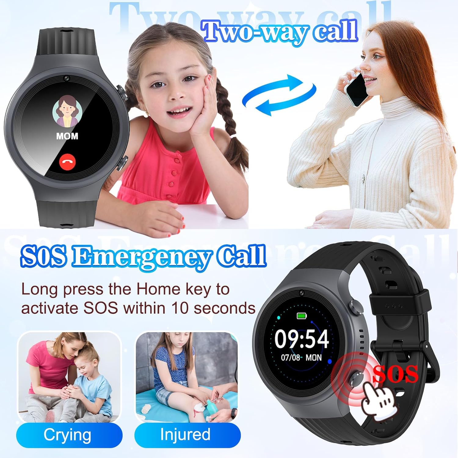 Pthtechus Smartwatch 4G GPS per Bambini - immagine 2