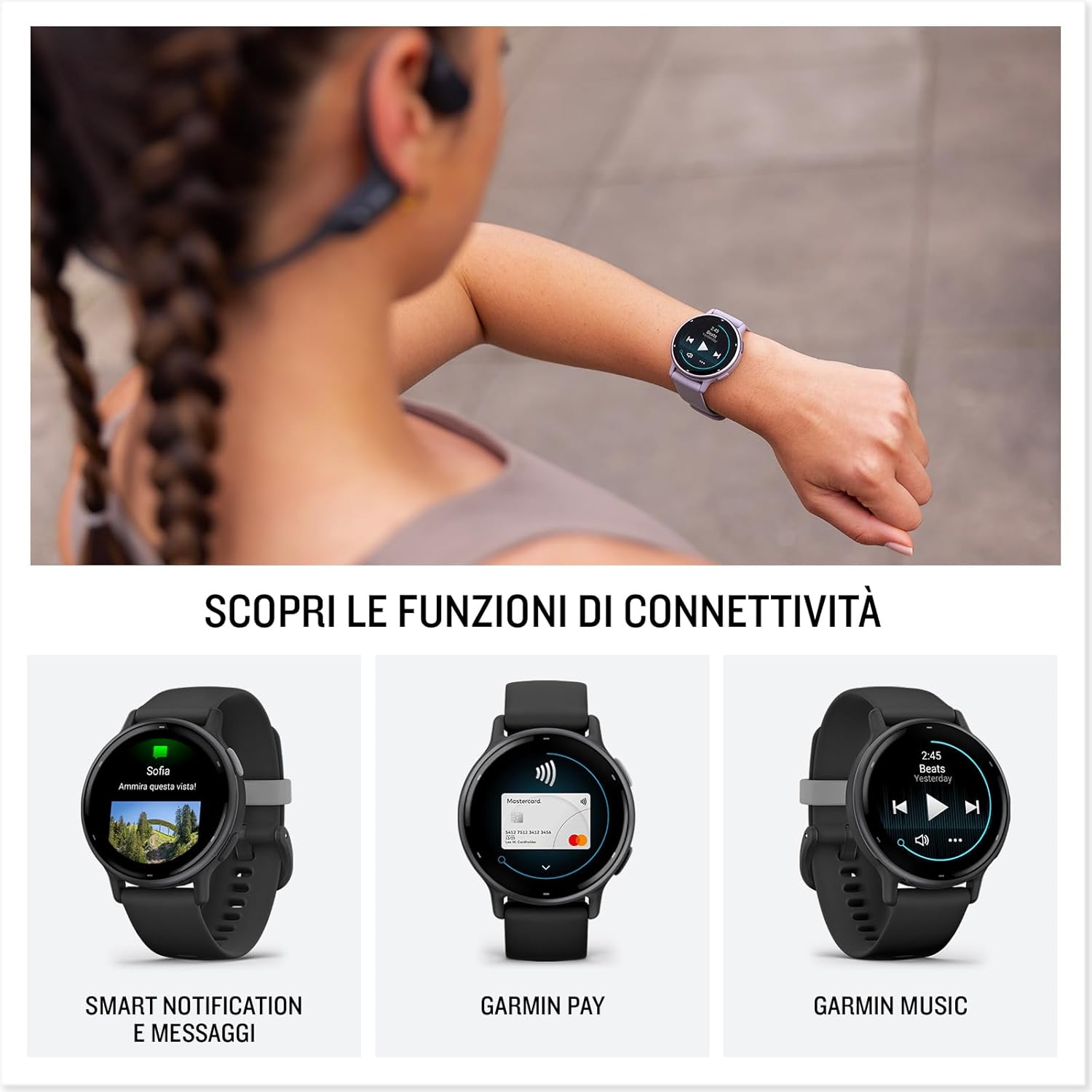 Garmin vívoactive 5 - Smartwatch AMOLED 1.2" 42mm - immagine 4