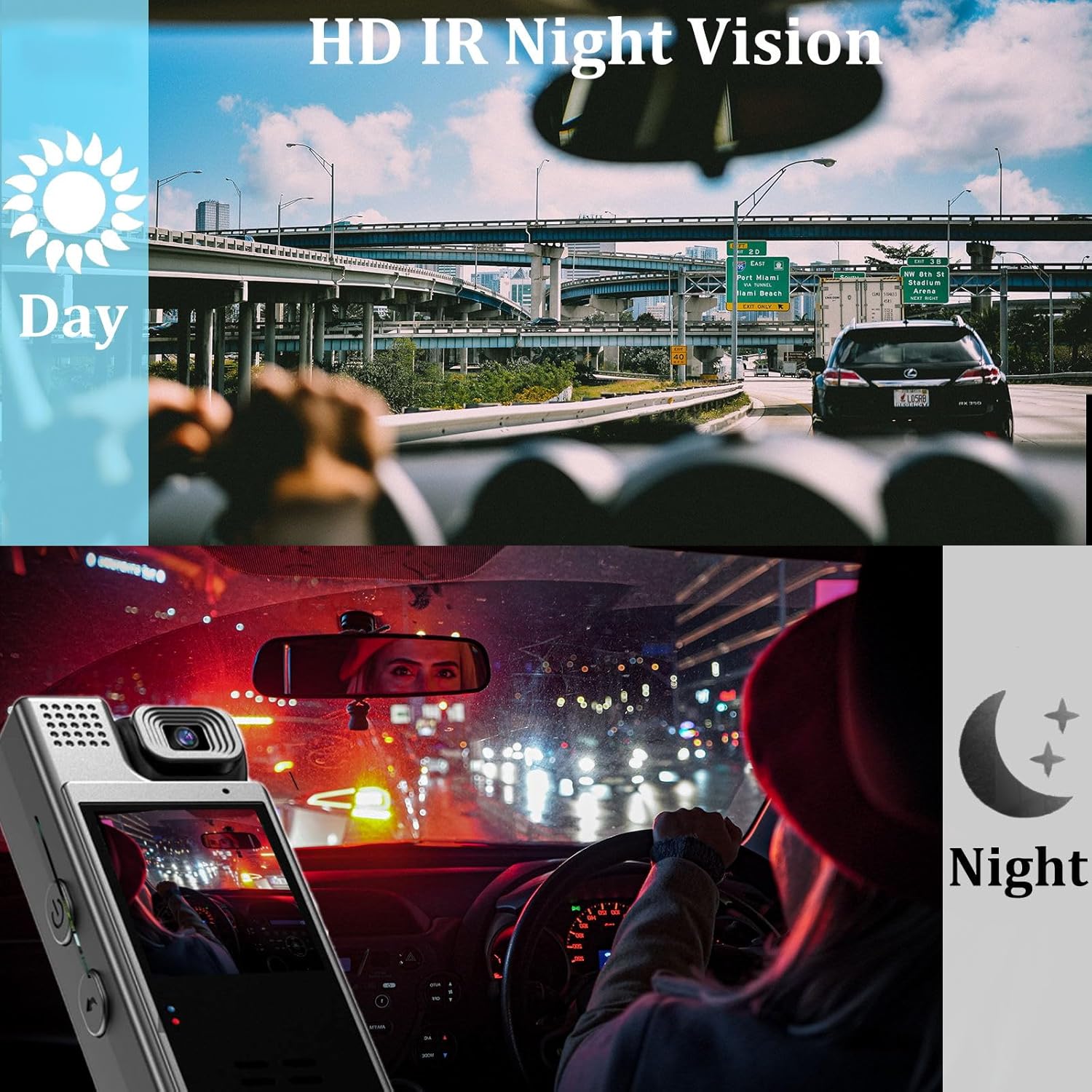 Andoer 4K Mini Body Cam con Obiettivo 180° - immagine 3