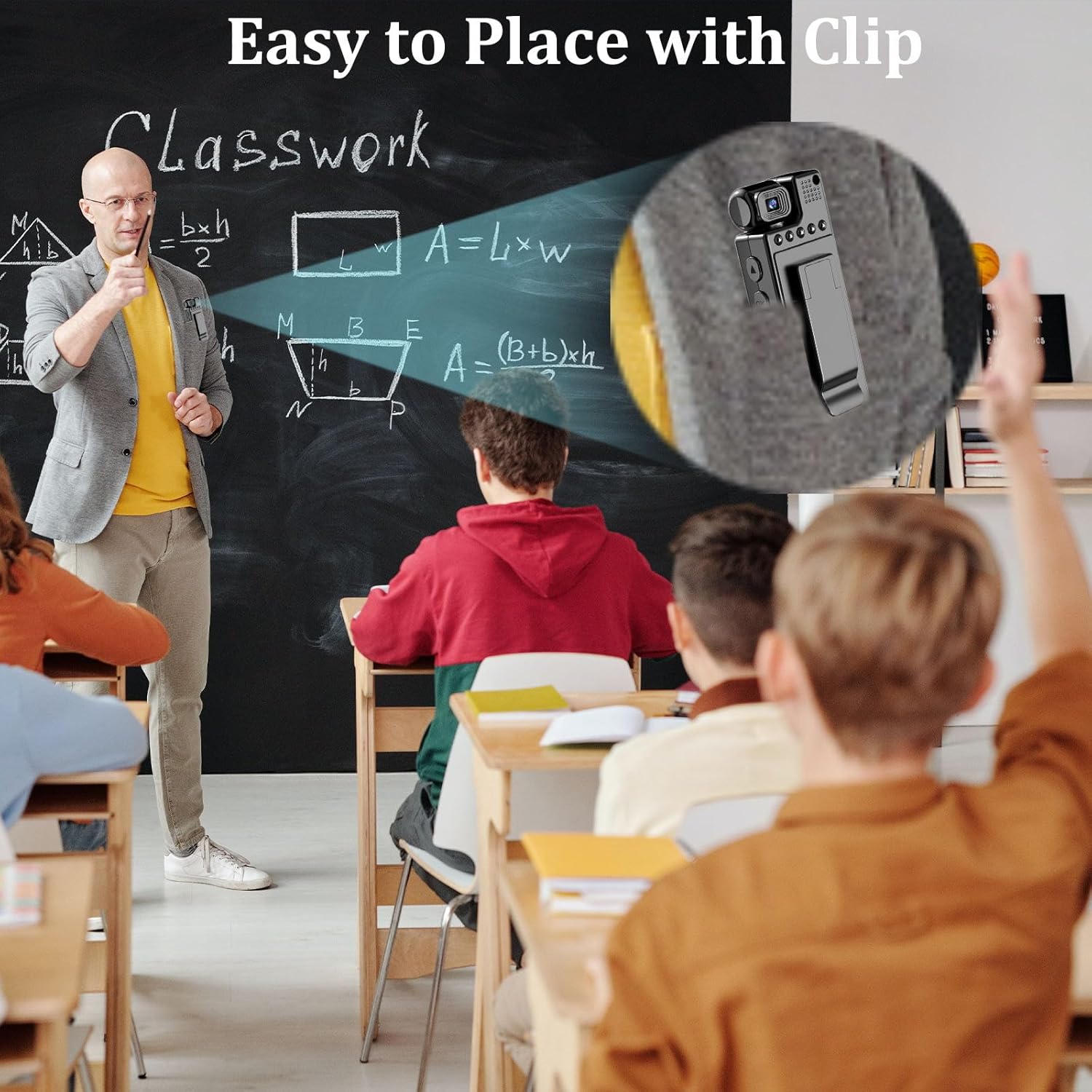 Andoer 4K Mini Body Cam con Obiettivo 180° - immagine 4