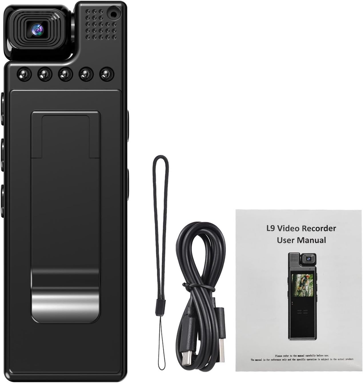 Andoer 4K Mini Body Cam con Obiettivo 180° - immagine 8