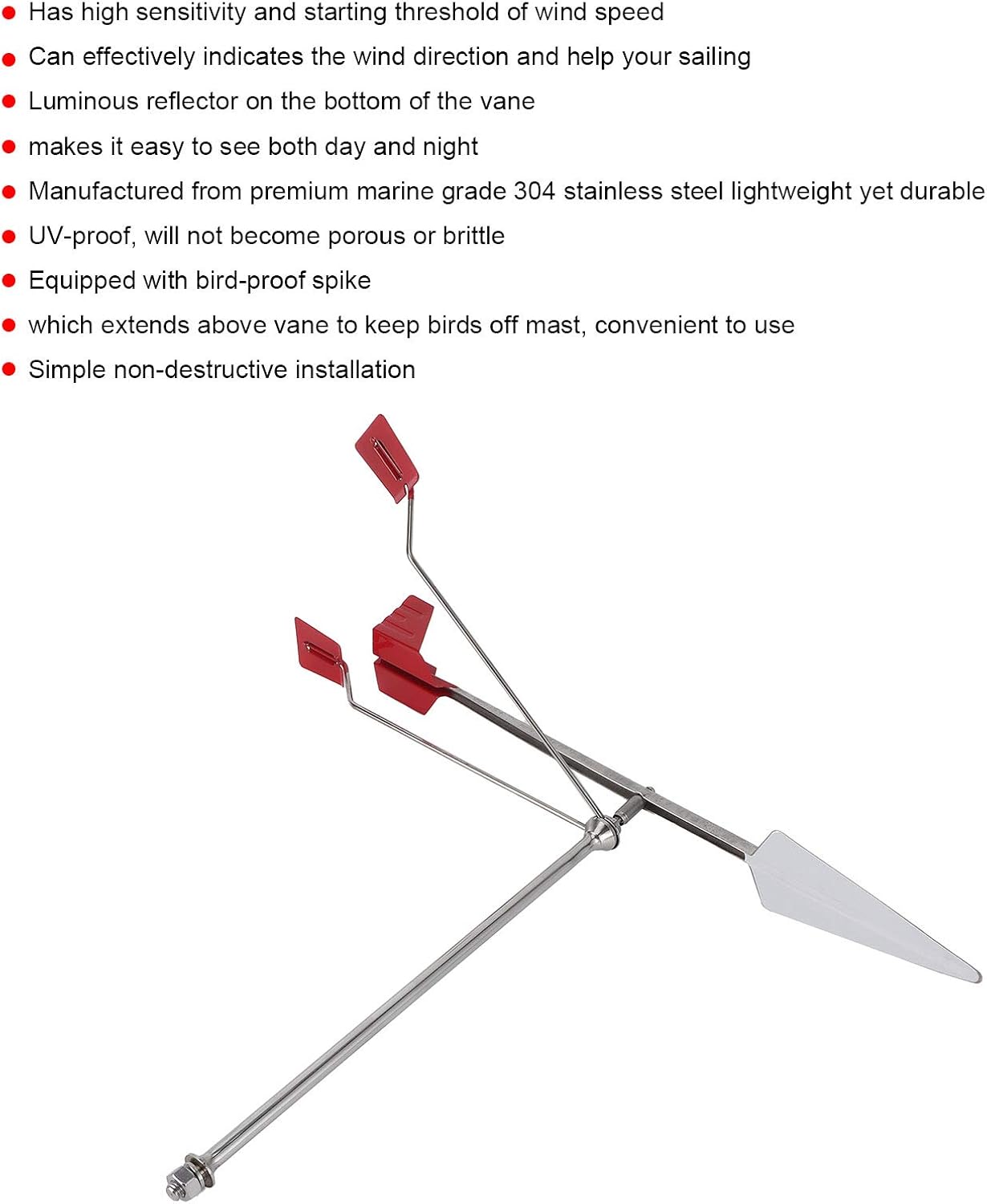 Banderuola per Barche in Acciaio Inossidabile 304 - immagine 4