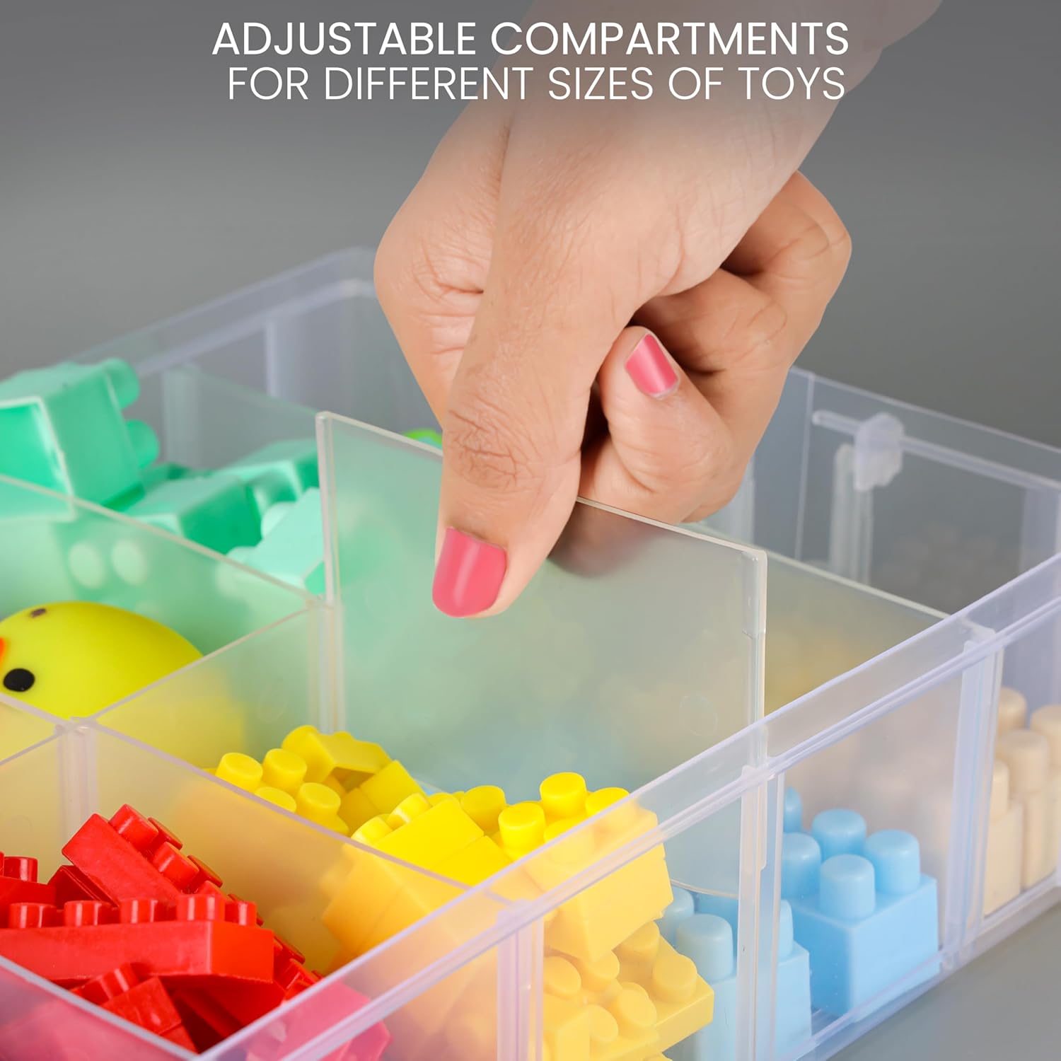 Belle Vous Scatola con Scomparti in Plastica Trasparente - immagine 6