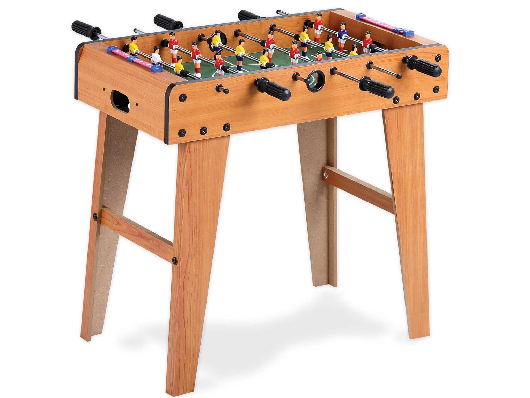 Teorema Giocattoli Calcio Balilla in Legno, Altezza 62 cm