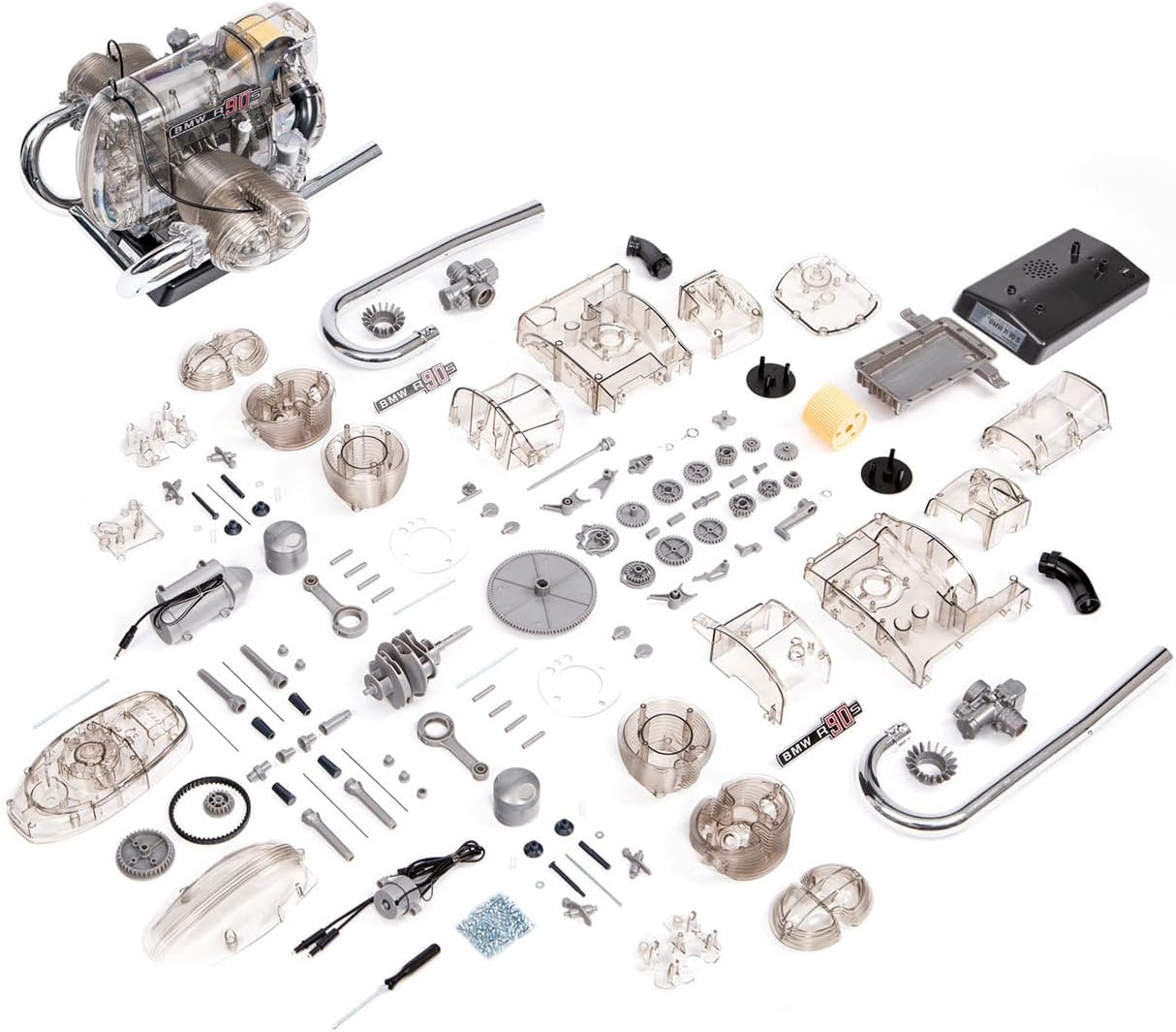 Franzis BME019 67009 0 BMW R 90 S Boxermotor Modello - immagine 4