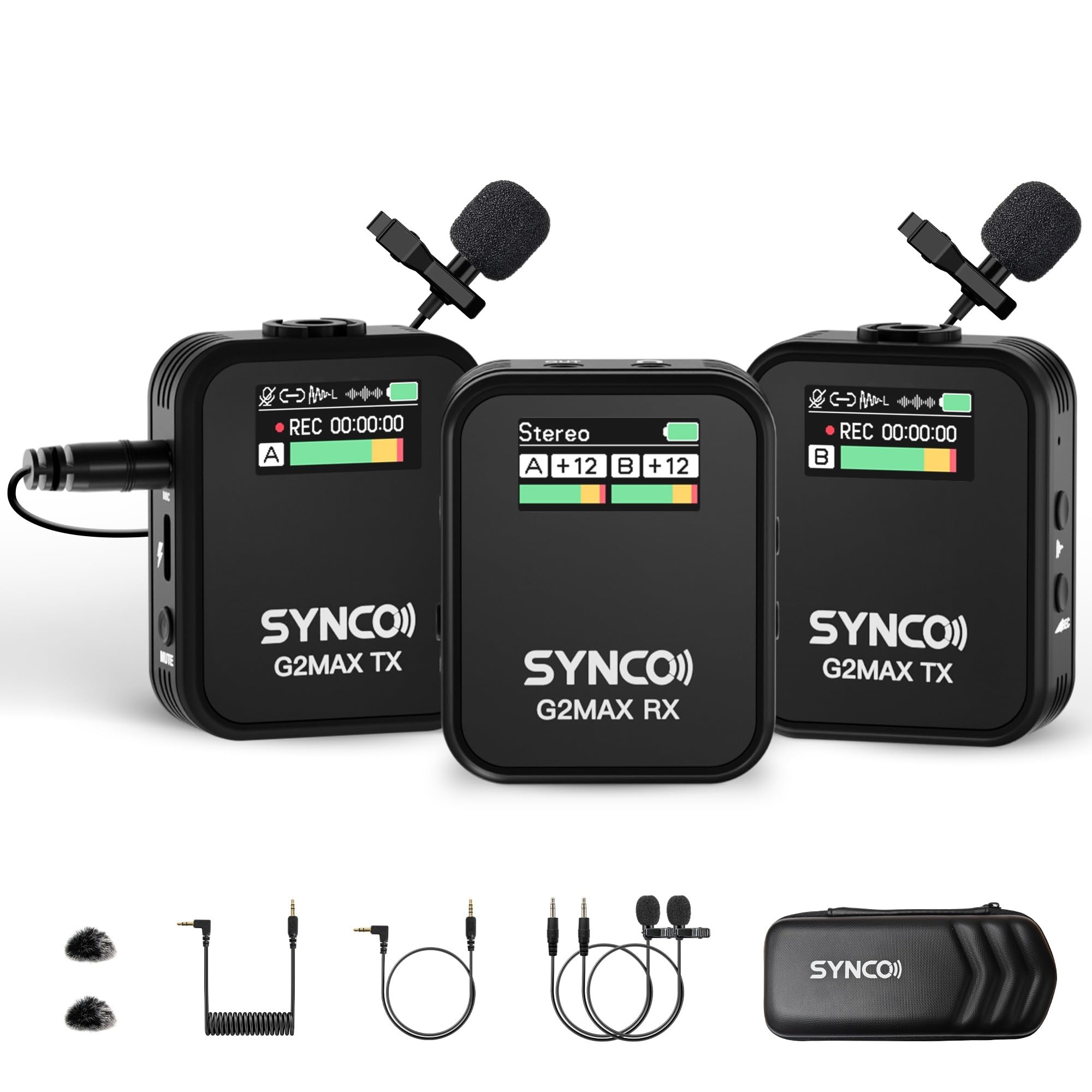 Synco G2(A2) MAX - Microfono Lavalier Wireless 2.4G