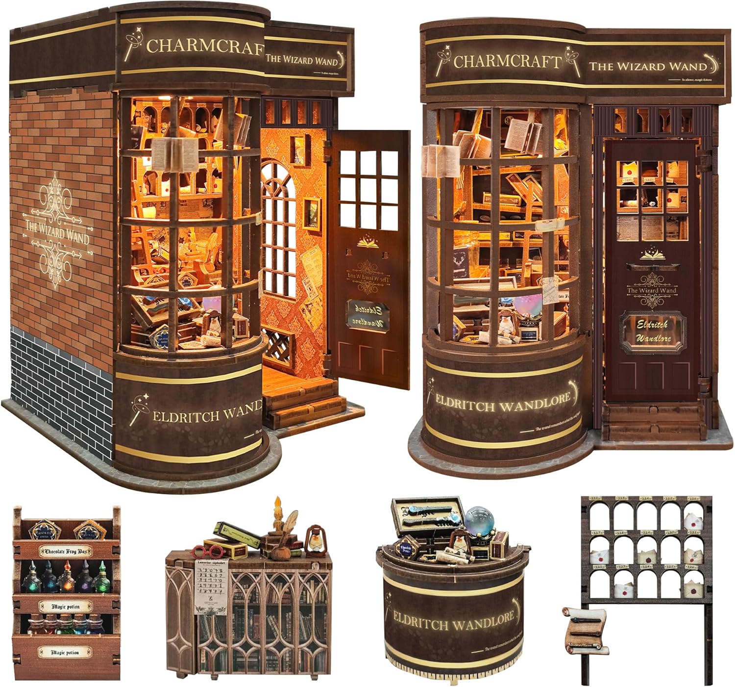 STRUCWOOD Kit Fai da Te Angolo Libro con Luce LED - immagine 1