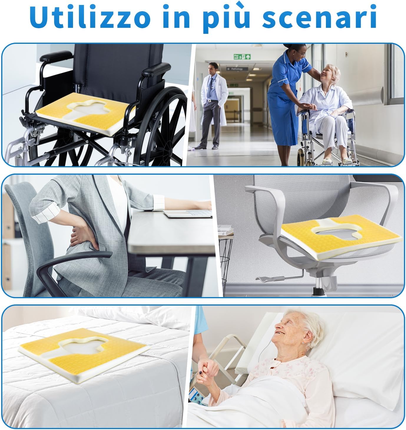 Cuscino per Piaghe da Decubito con Design a Pendenza - immagine 4