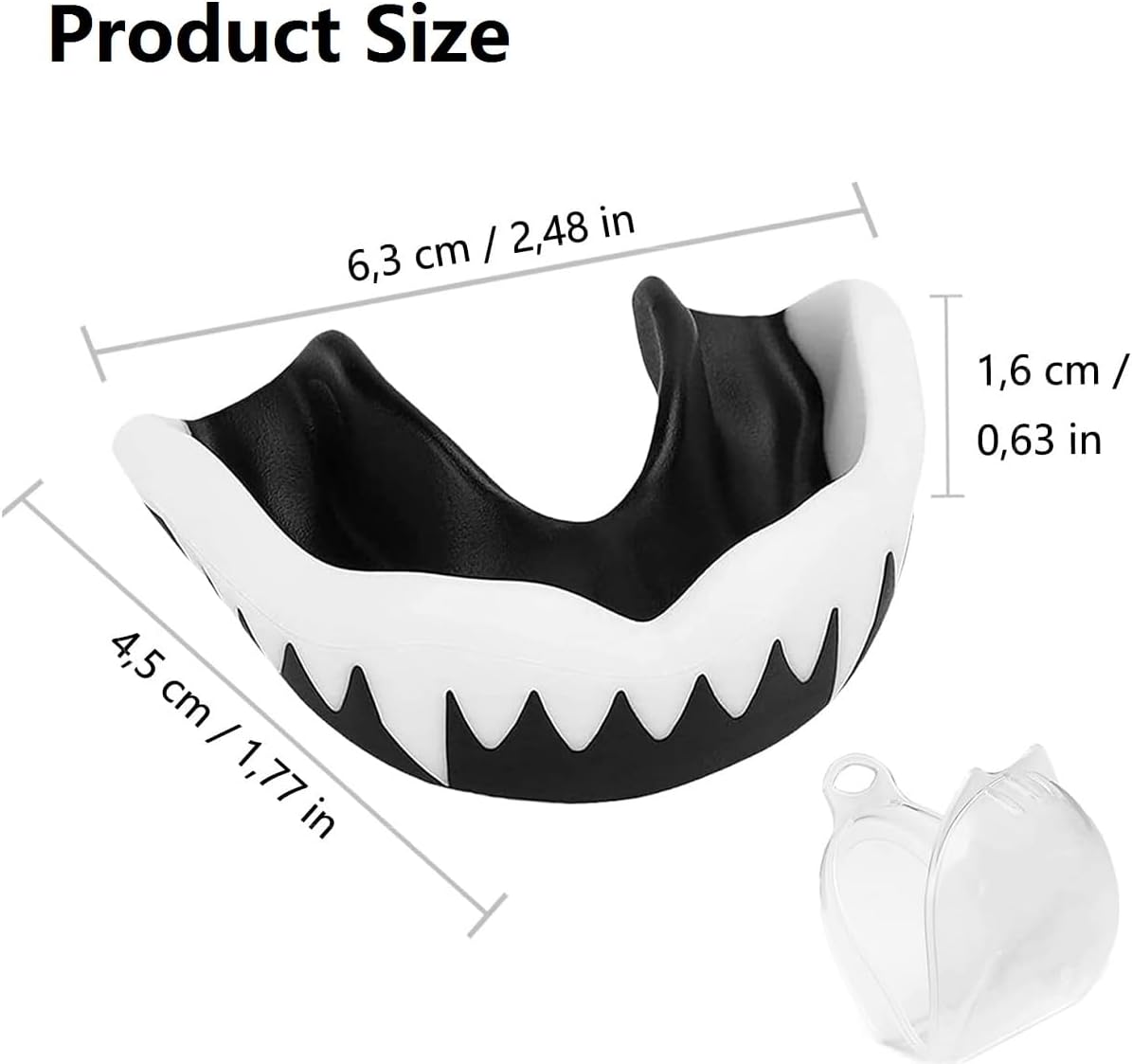 Paradenti Boxe Sportivo Adulti e Bambini - 2 Pezzi - immagine 2