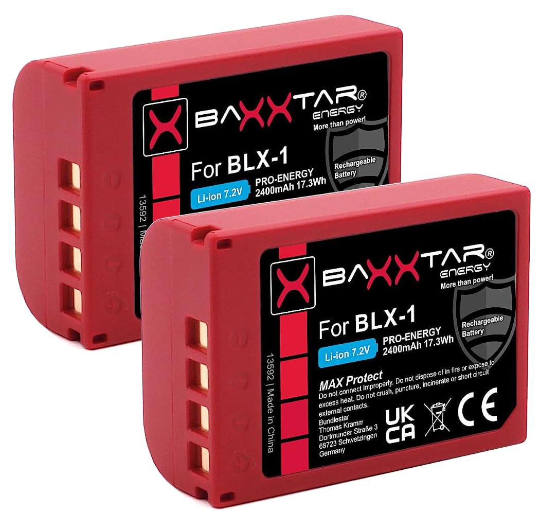 Baxxtar MaxProtect BLX-1 - Pacco Batteria 2400 mAh