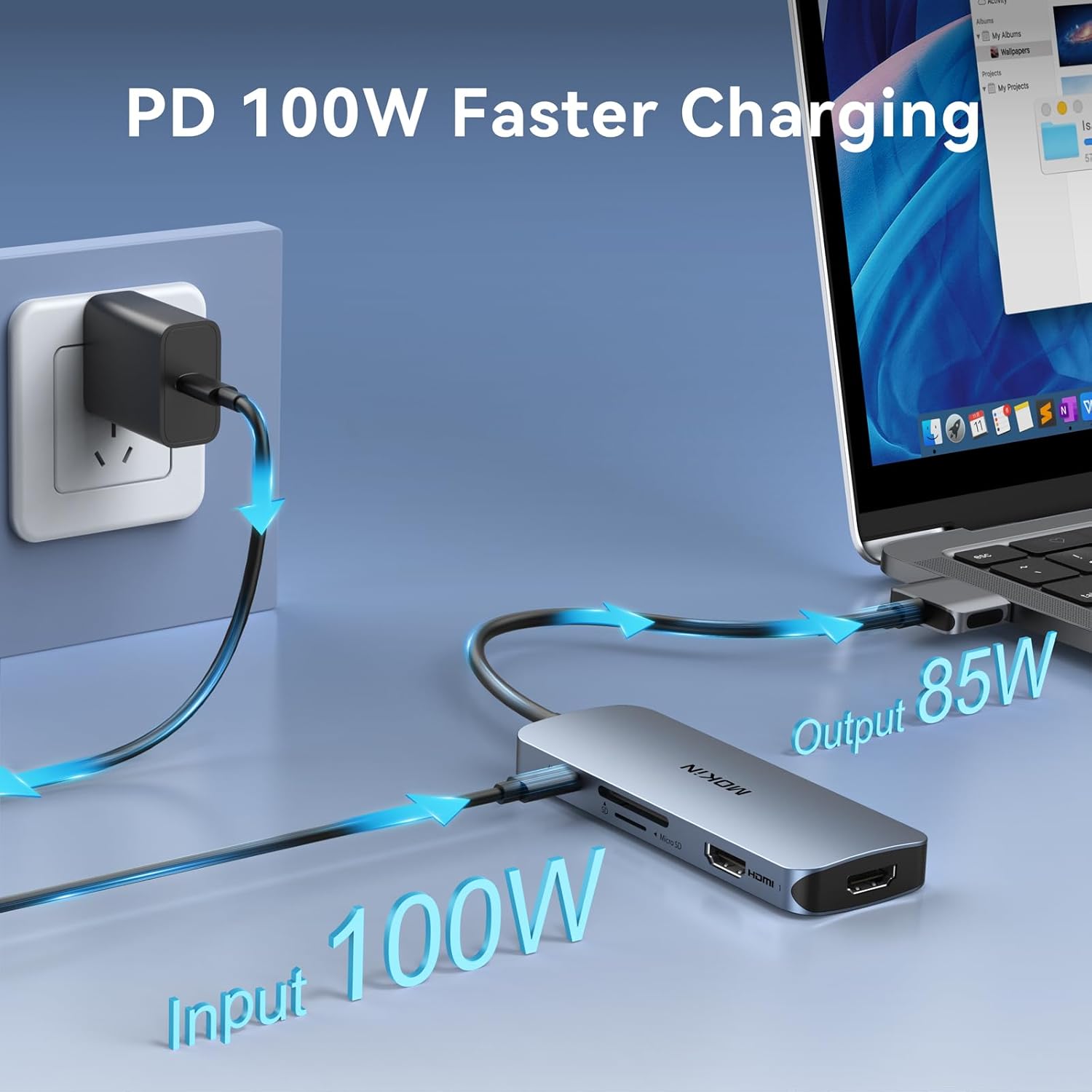 Mokin Docking Station USB-C Doppio Monitor - immagine 5