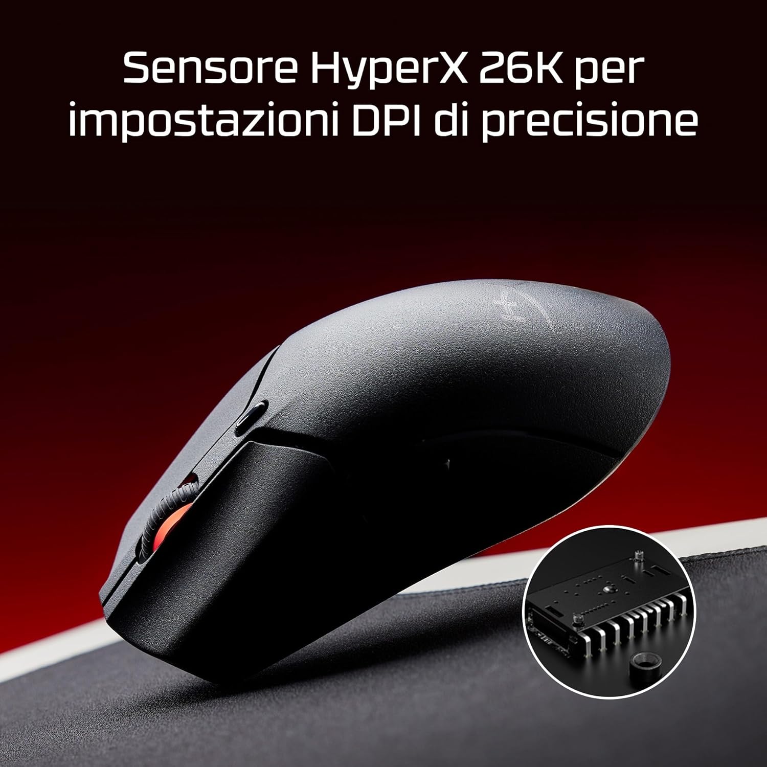 Hyperx Pulsefire Haste 2 Mini - Mouse Gaming Wireless, Nero - immagine 5