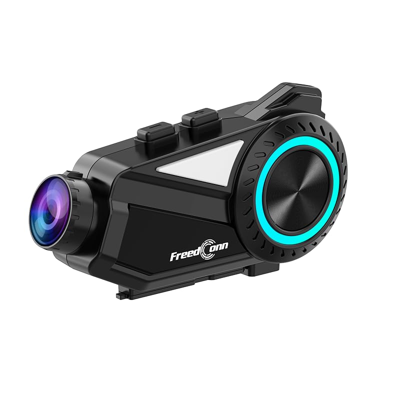 Obest Cuffie Bluetooth Moto con Fotocamera 2K