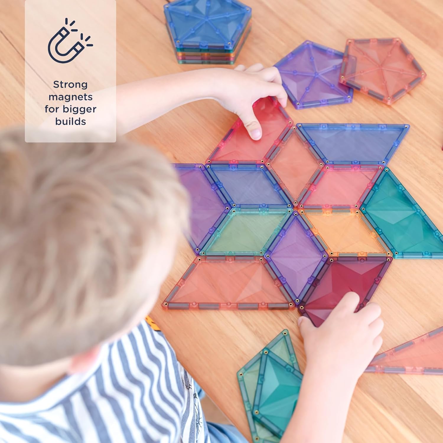 Connetix Confezione di espansione a forma di pastello, 48 pezzi - immagine 2