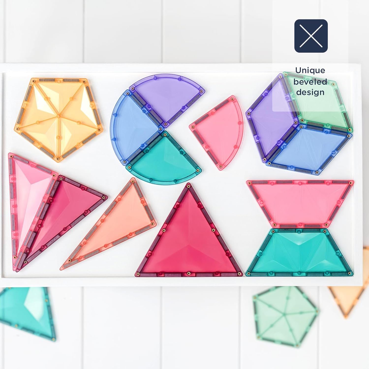 Connetix Confezione di espansione a forma di pastello, 48 pezzi - immagine 4