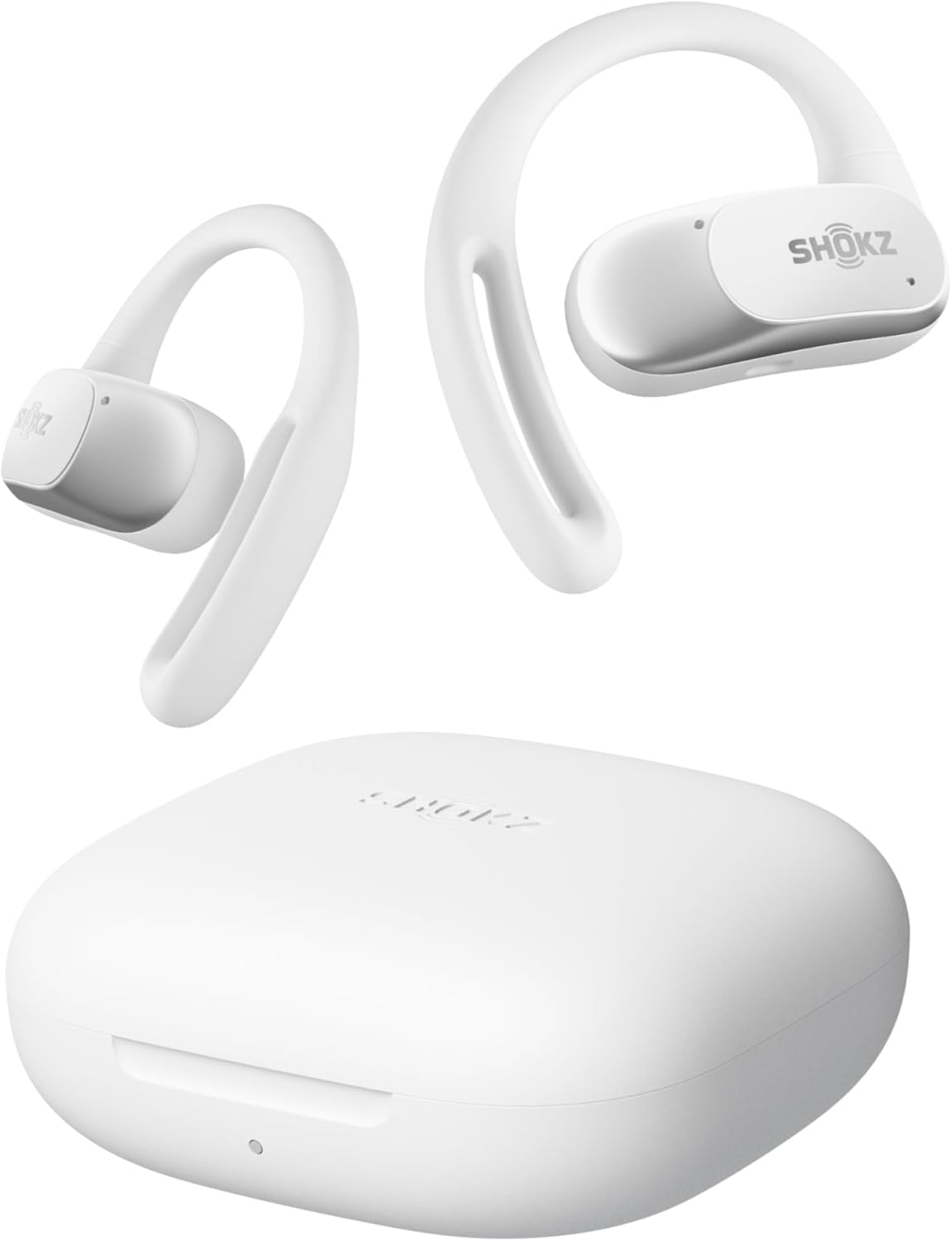 Shokz OpenFit Air - Cuffie Open-Ear Wireless, Bianco - immagine 1