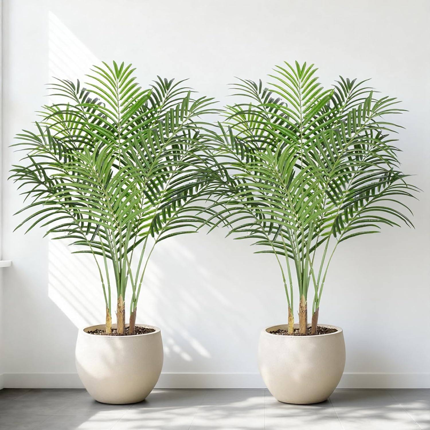 Piante Finte da Interno Palma 120cm (2 PACK) - immagine 1