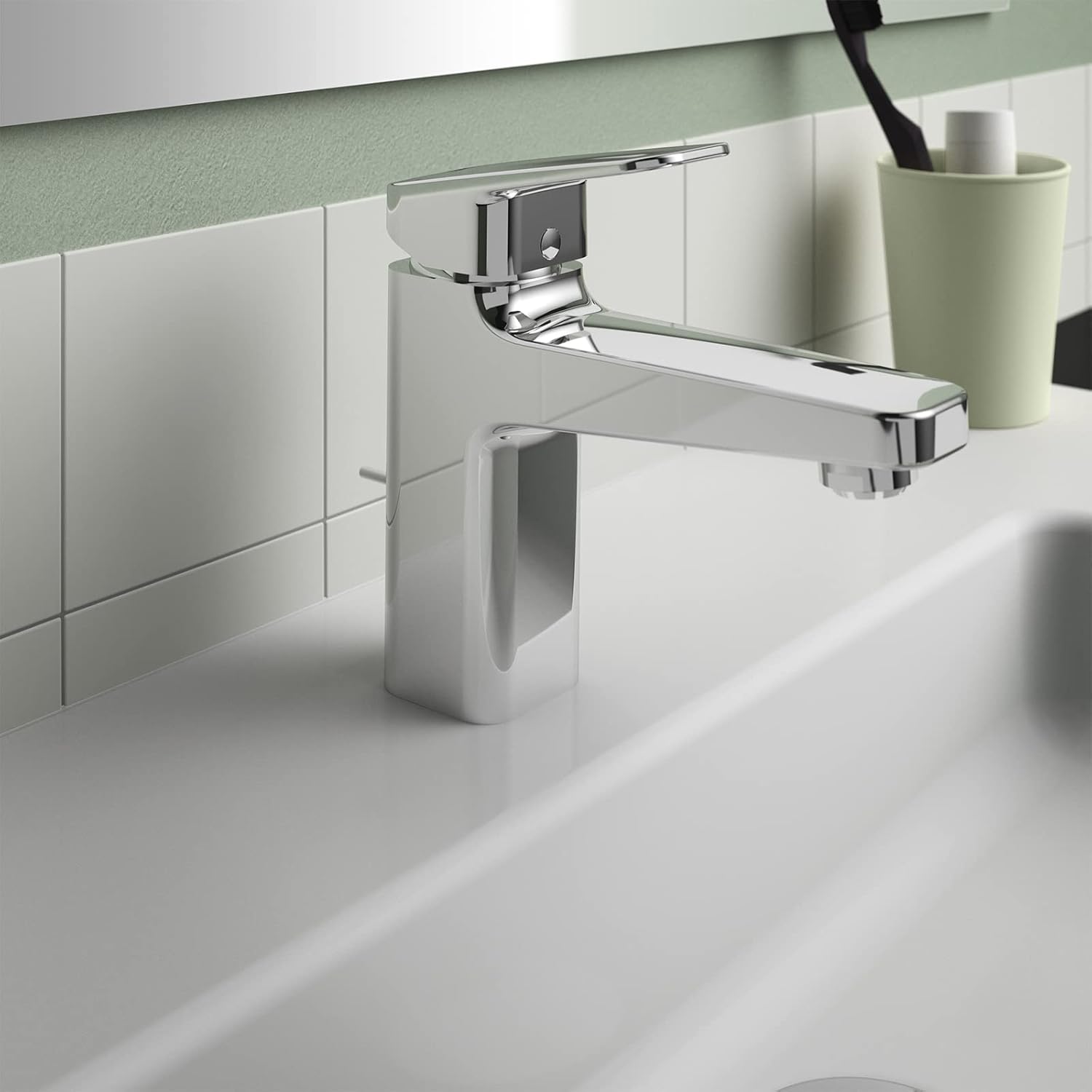 Ideal Standard - Ceraplan, Miscelatore monocomando per lavabo, Cromato - immagine 5
