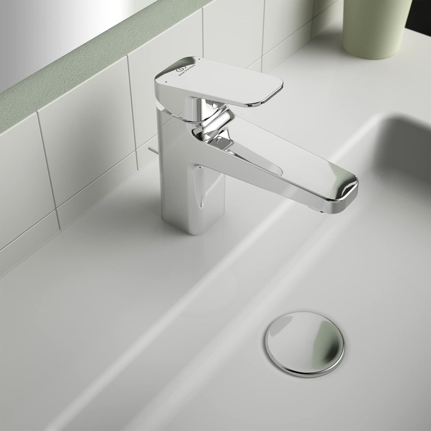 Ideal Standard - Ceraplan, Miscelatore monocomando per lavabo, Cromato - immagine 6
