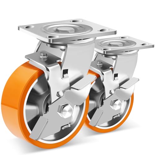 W B D WEIBIDA Ruote per Mobili Pesanti 125mm (Set 2)