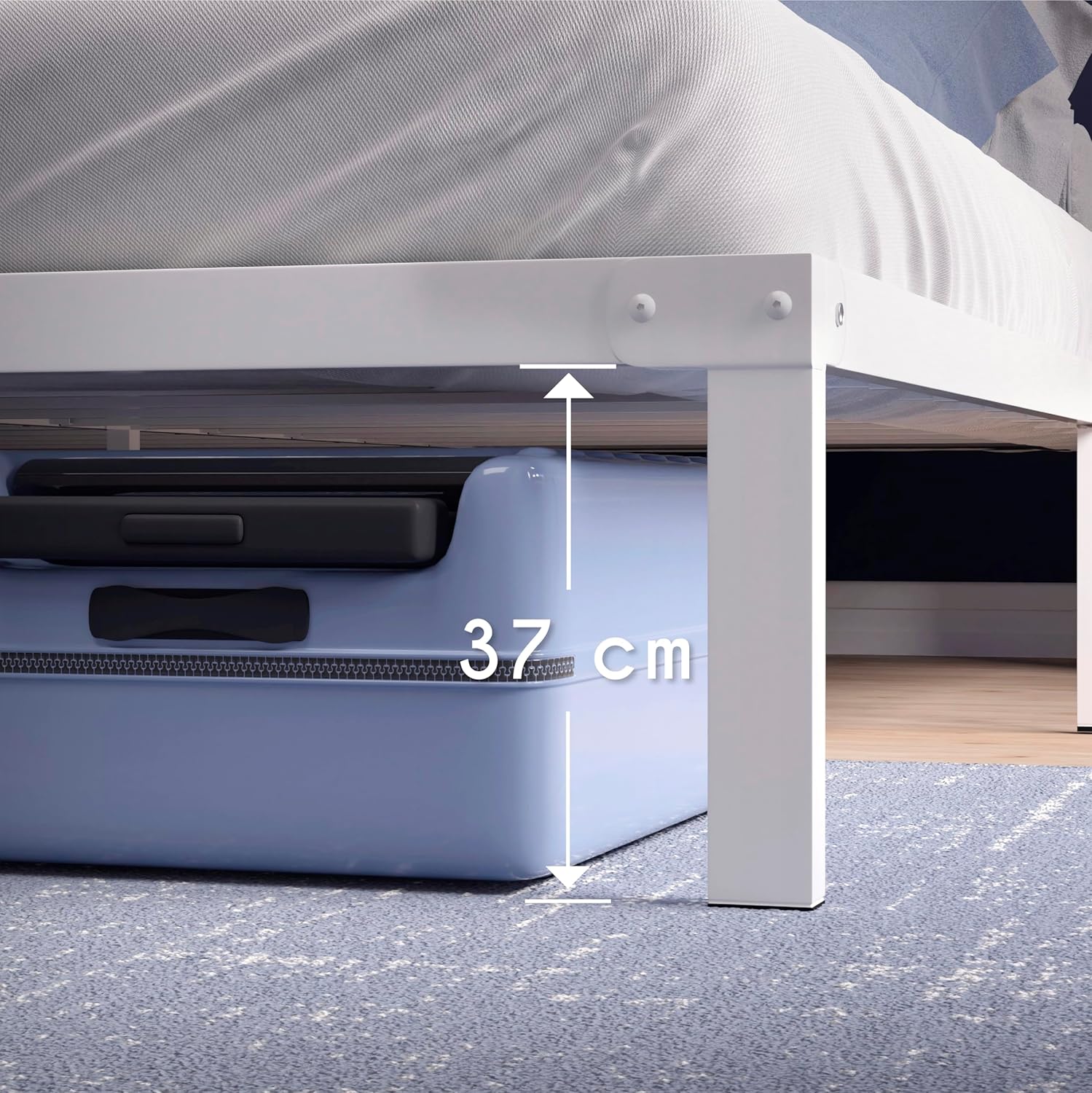 Dreamzie Struttura Letto Matrimoniale 140x200 con Rete - immagine 5