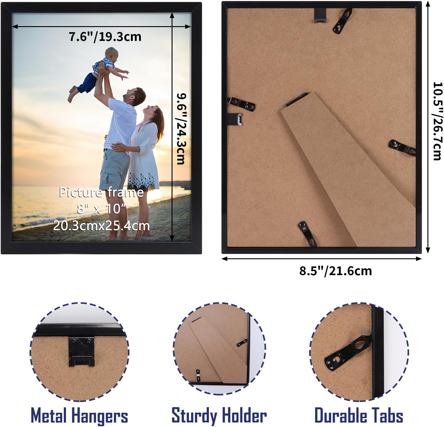 Eympeu Cornice Nera 20x25 - 18 Pezzi - immagine 2