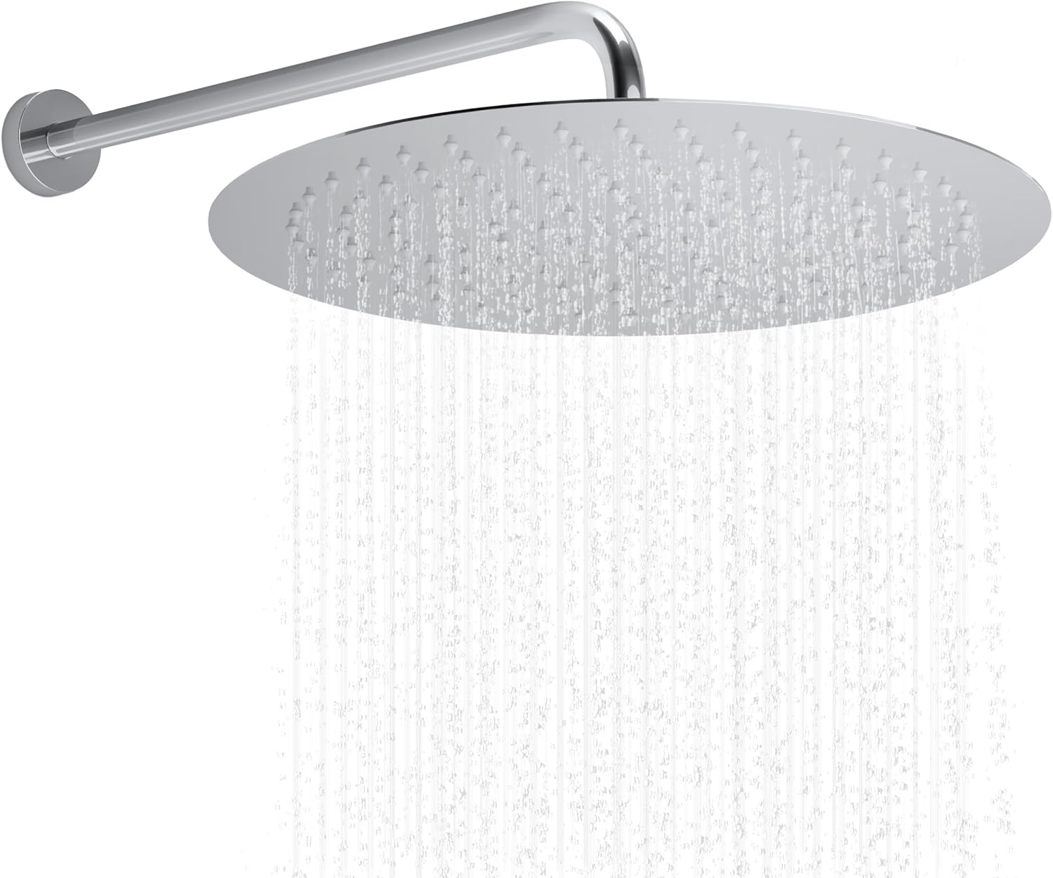 Joho Soffione Doccia a Pioggia Rotondo D40 cm, Cromo