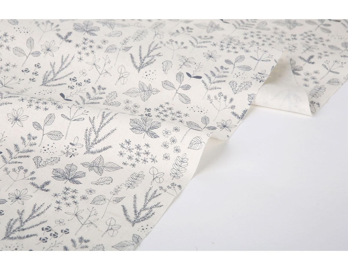 Dailylike Tessuti lino, Foglia, 14m