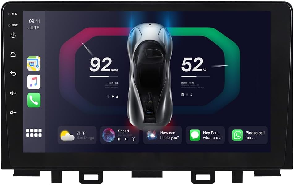 Acavica Android 13 Autoradio per Kia Rio MK4 (2018-2023) 9'' - immagine 1