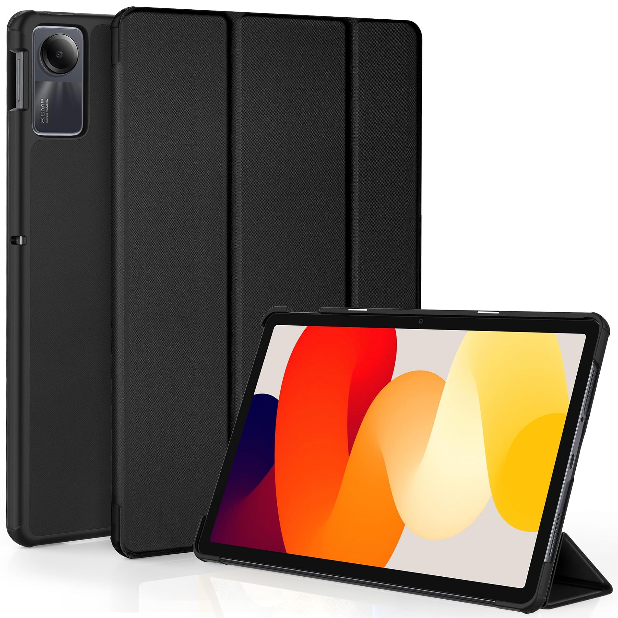 EasyAcc Custodia Cover per Xiaomi Redmi Pad SE 11" 2023, Nero
