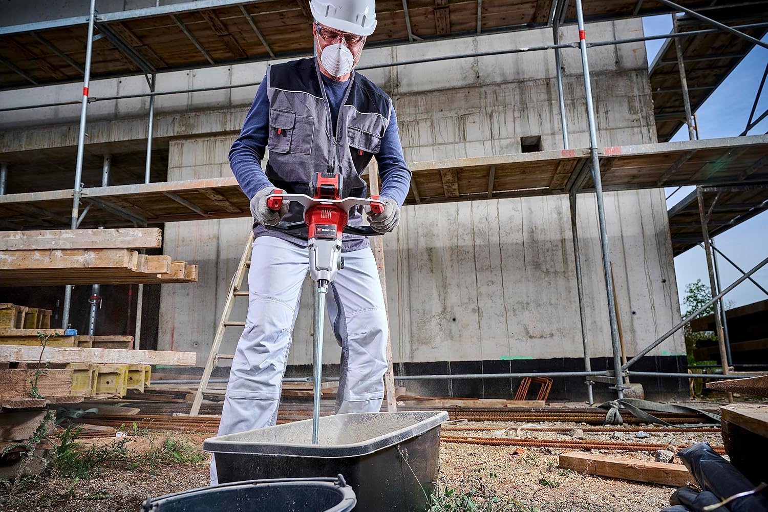 Einhell Professional Miscelatore a Batteria TP-MX 18-2 Li BL - immagine 3