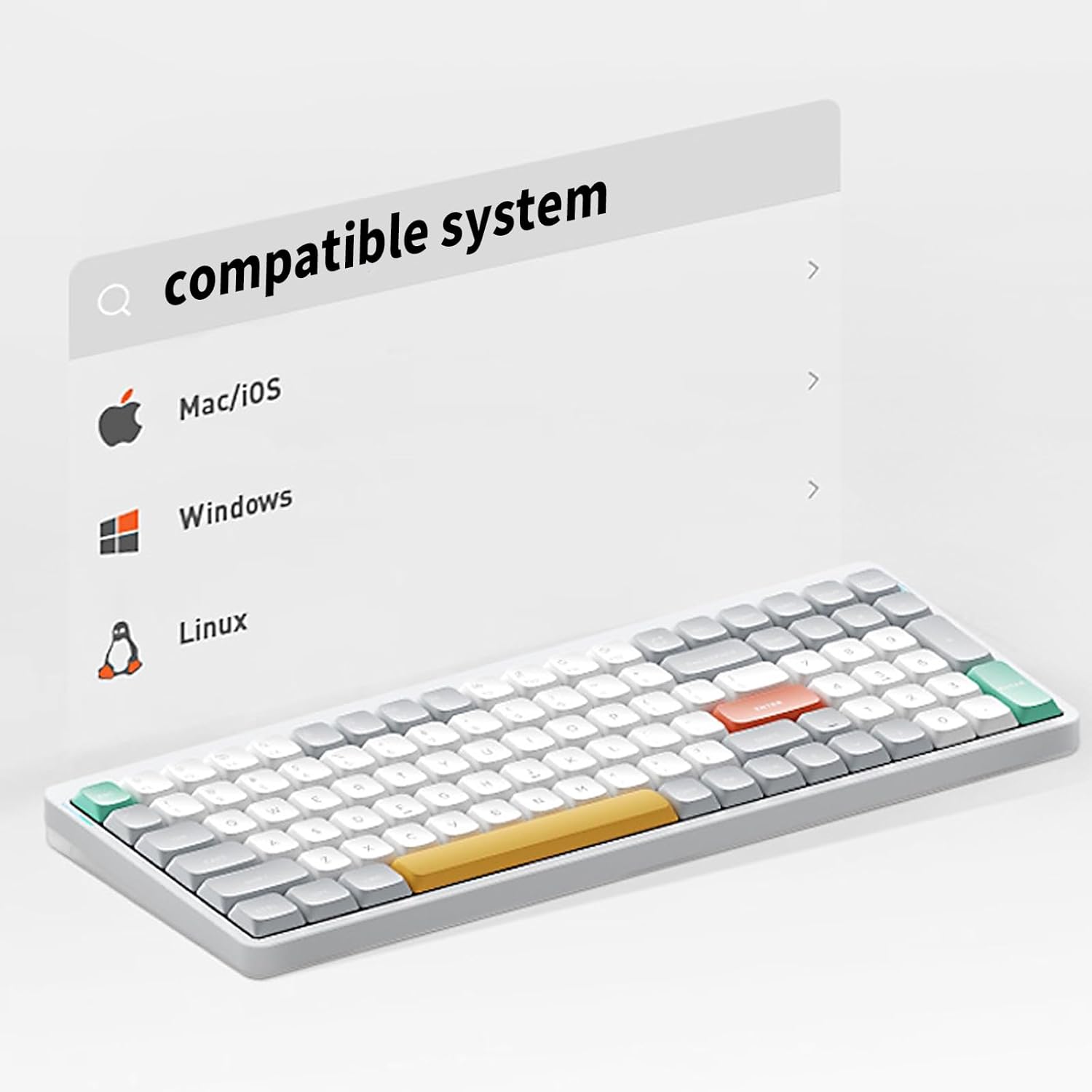Nuphy Air96 V2 - Tastiera Meccanica Wireless RGB - immagine 3