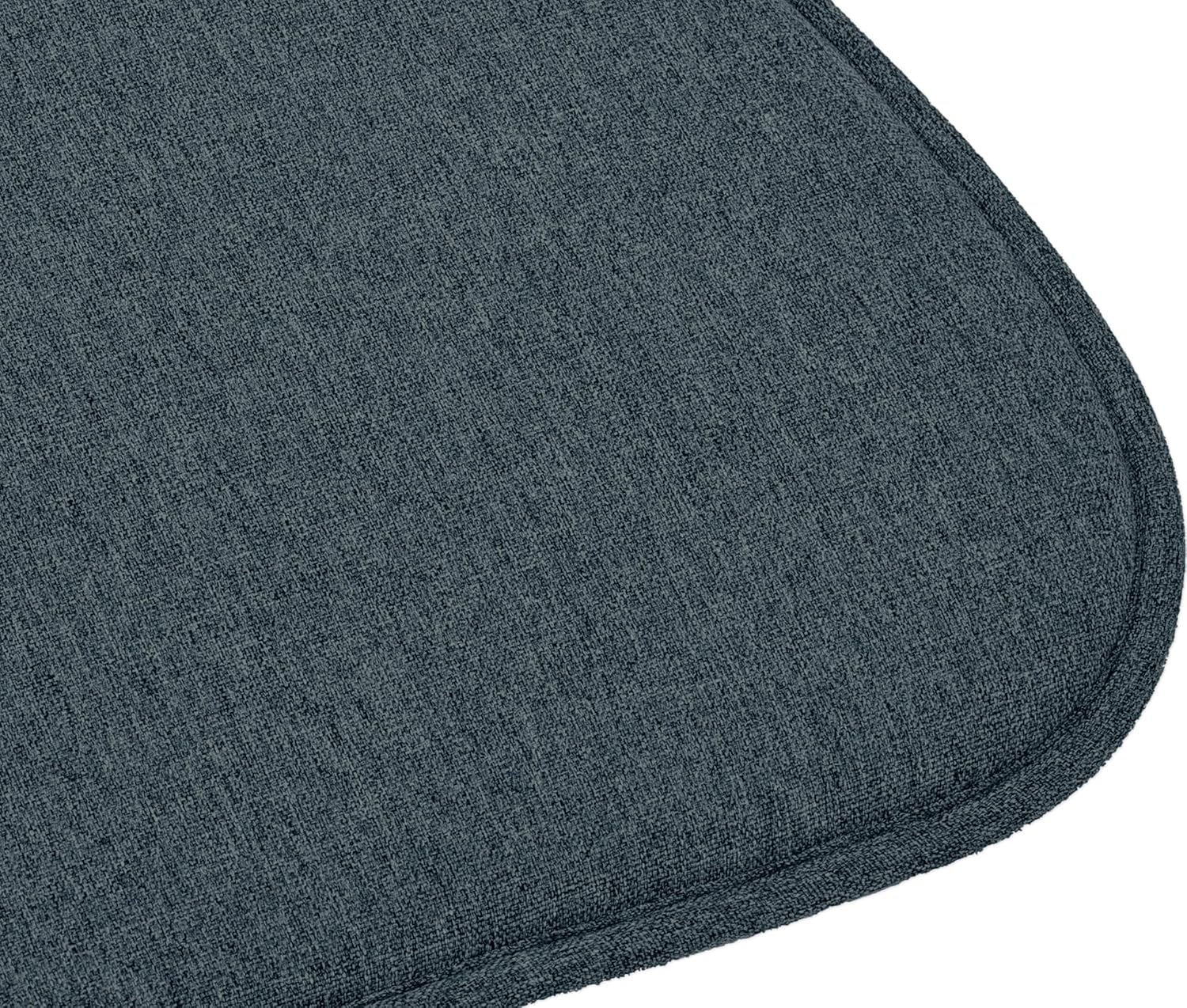 Havargo Set 4 Cuscini Antiscivolo per Sedie 41x39cm, Nero - immagine 4