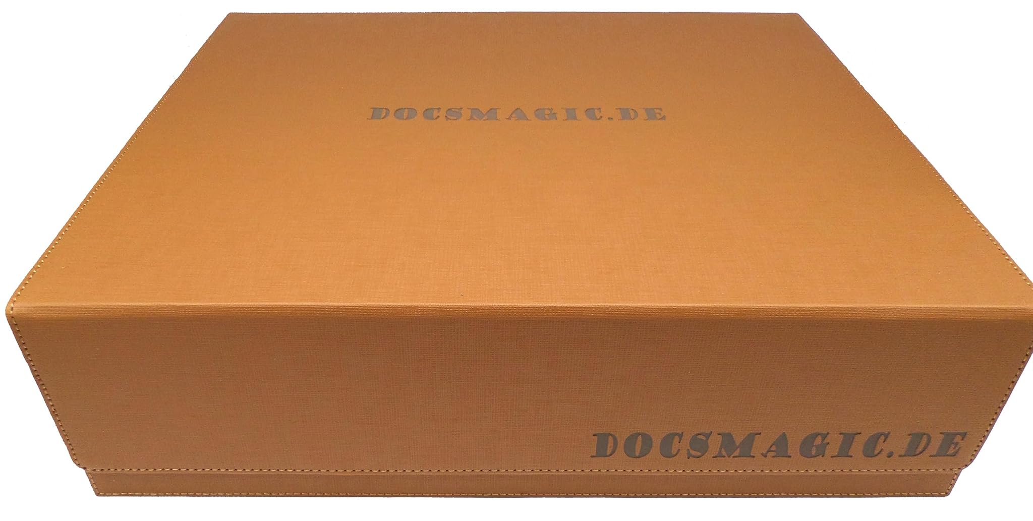 Docsmagic.de Premium 4-Row Trading Card Storage Box Gold