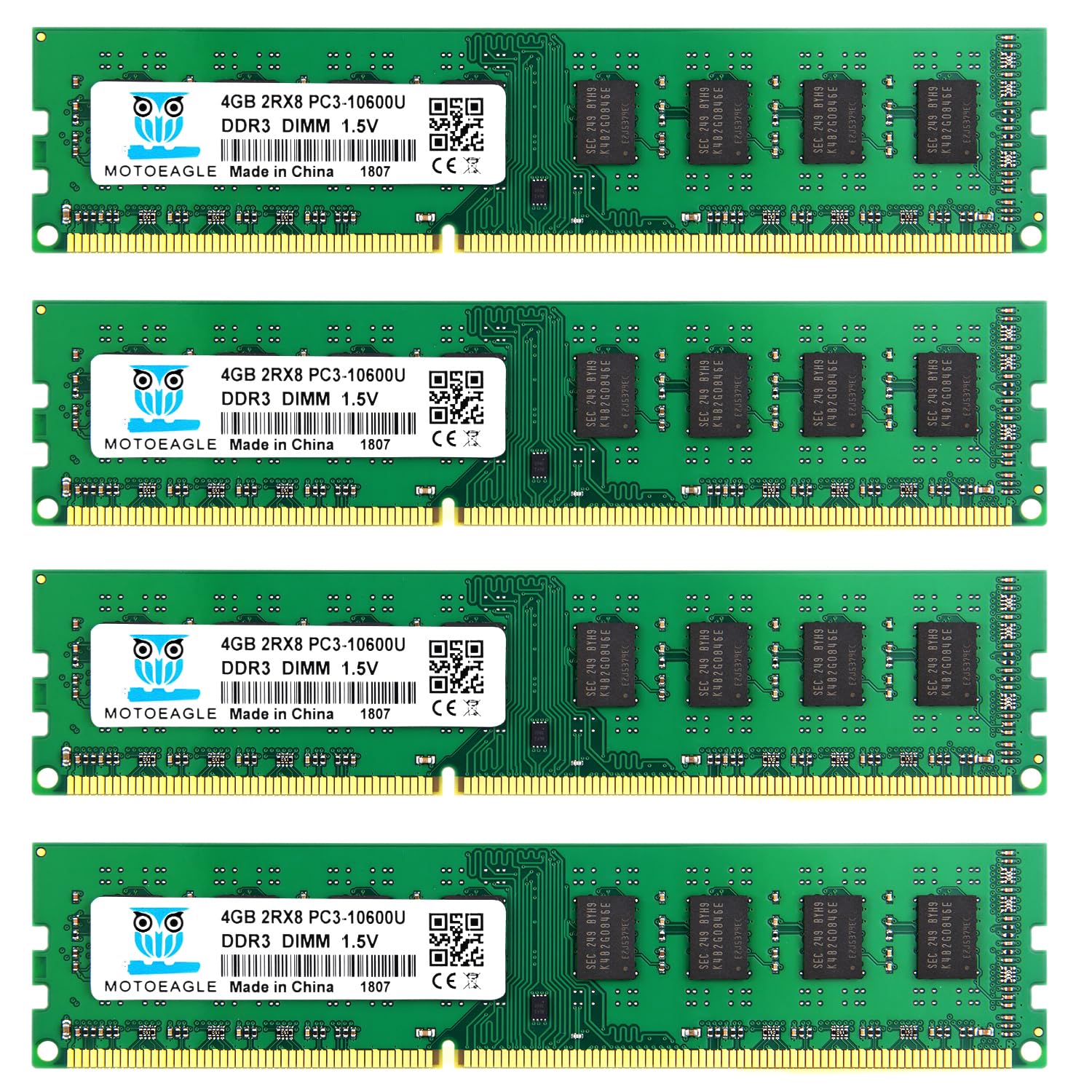 Motoeagle Kit RAM 16GB (4x4GB) DDR3 1333 MHz UDIMM