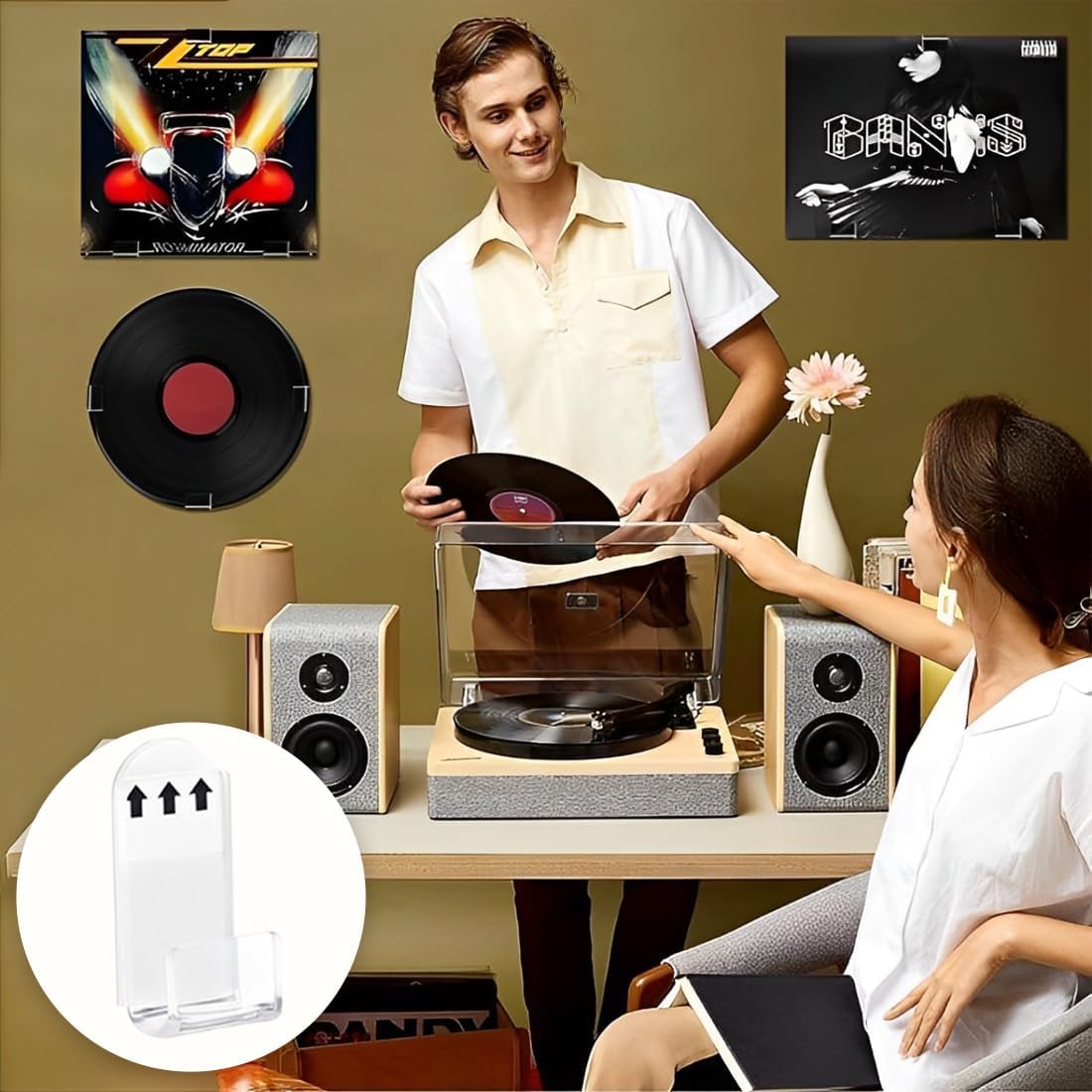 Supporto da Parete per Dischi Vinile - immagine 3