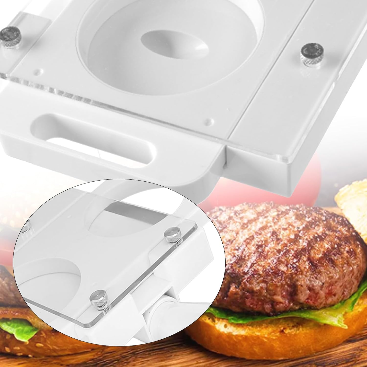 Pressa per Hamburger Automatica con 5 Tubi Adattatori - immagine 7