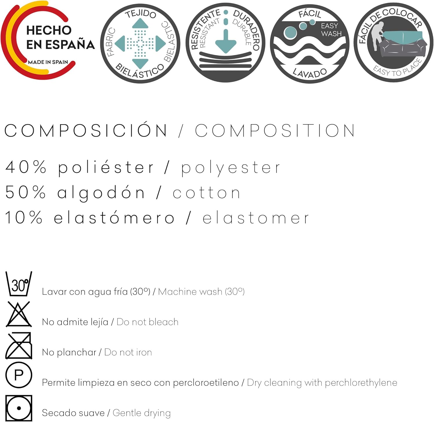 FUNDAS DE SOFA MOD/7 PREMIUM JAZ 3 PLZ - immagine 6