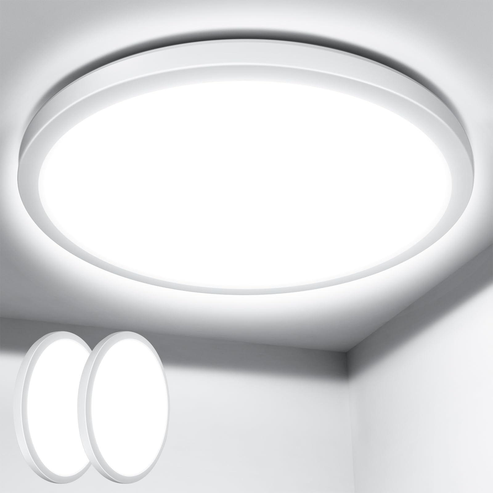 Lepro Plafoniera LED Soffitto 24W [2 pcs] Ø29.3CM