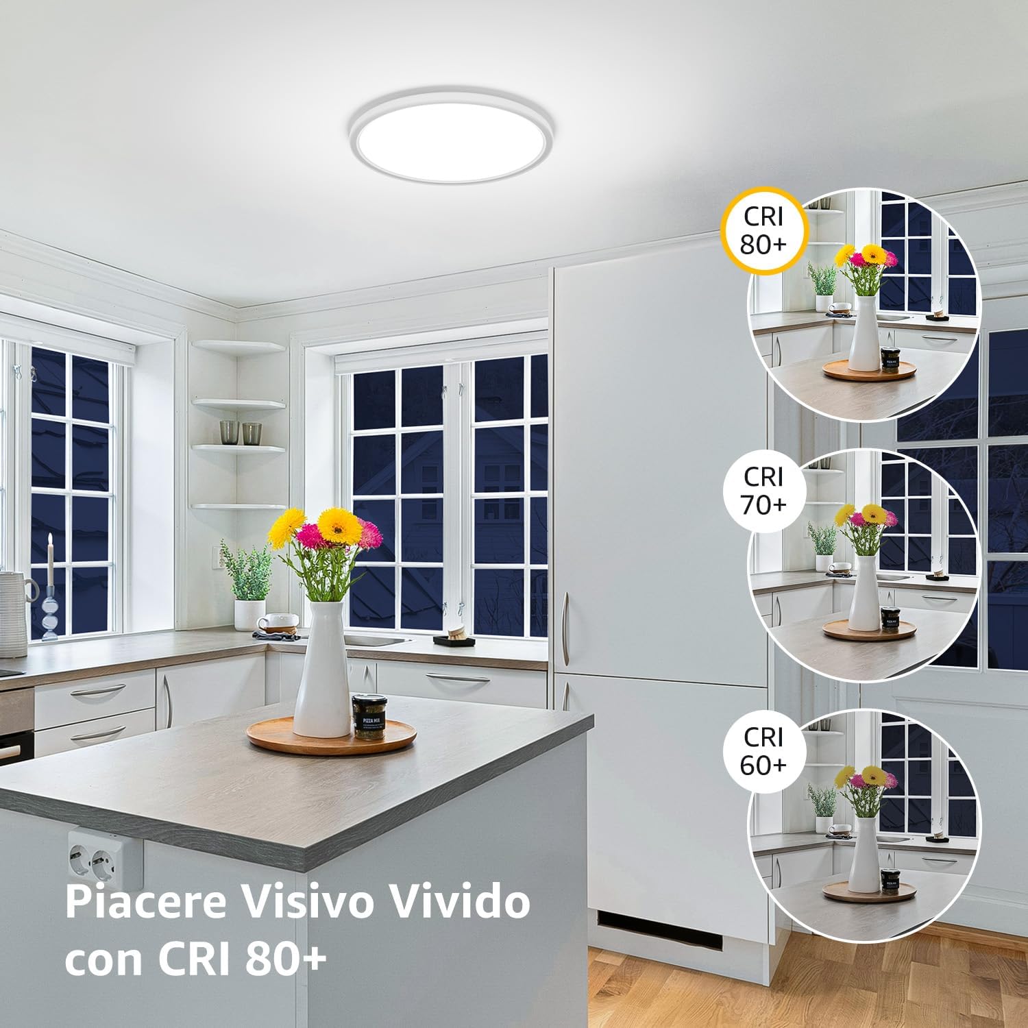 Lepro Plafoniera LED Soffitto 24W [2 pcs] Ø29.3CM - immagine 6