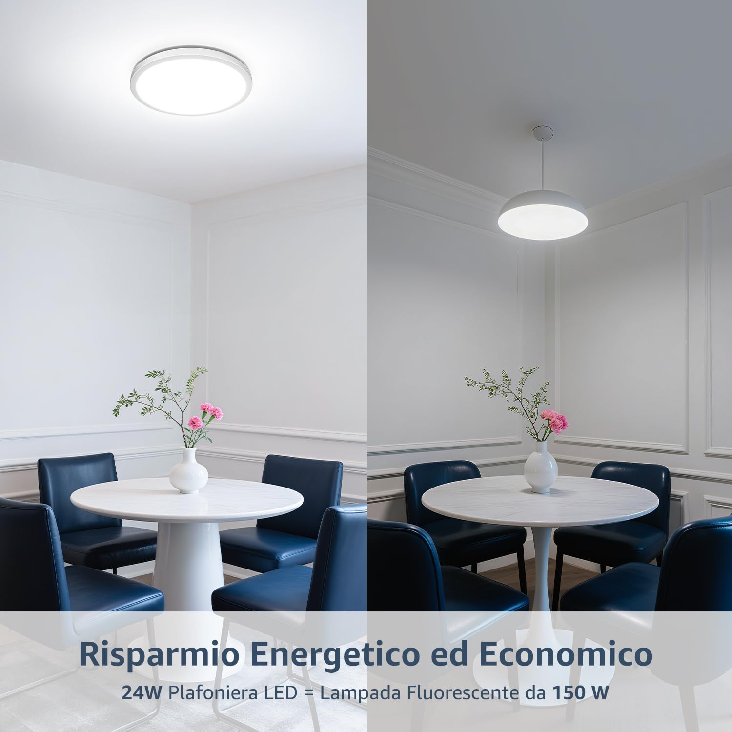 Lepro Plafoniera LED Soffitto 24W [2 pcs] Ø29.3CM - immagine 7
