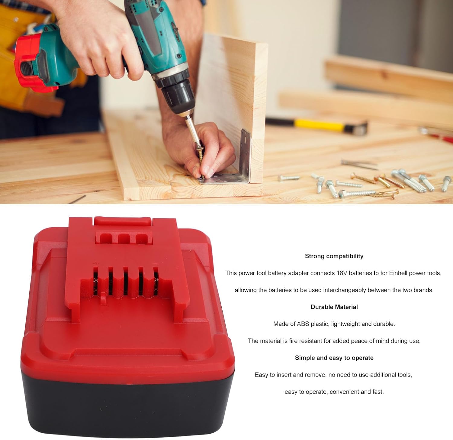 Adattatore per Batteria da Milwaukee 18V - immagine 2