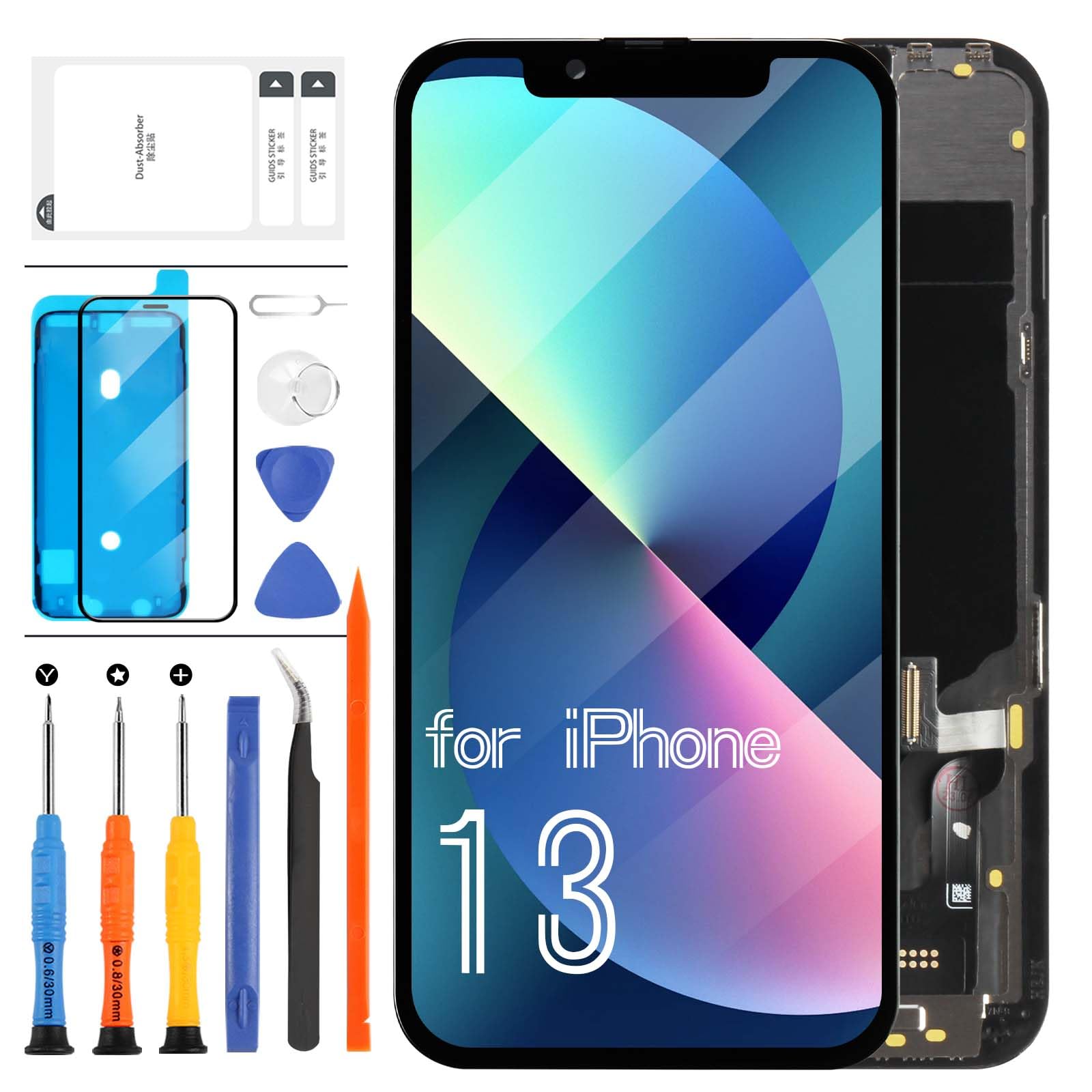 Schermo LCD OLED di Ricambio per iPhone 13 6.1''