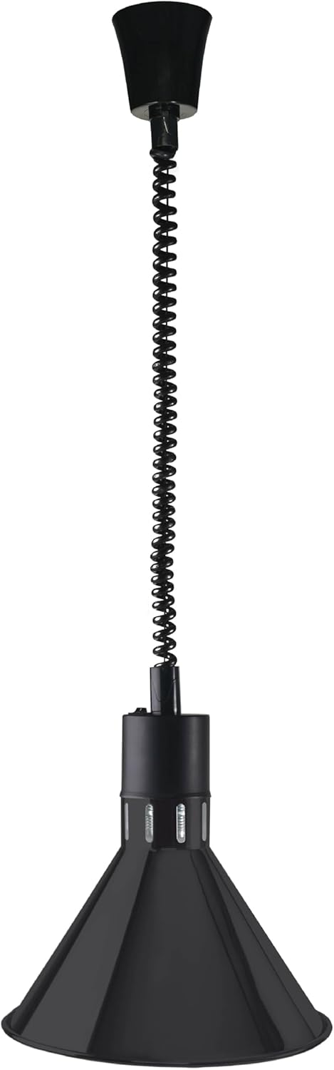 Lacor Lampada Riscaldante Infrarossi Conica 275W, Nero