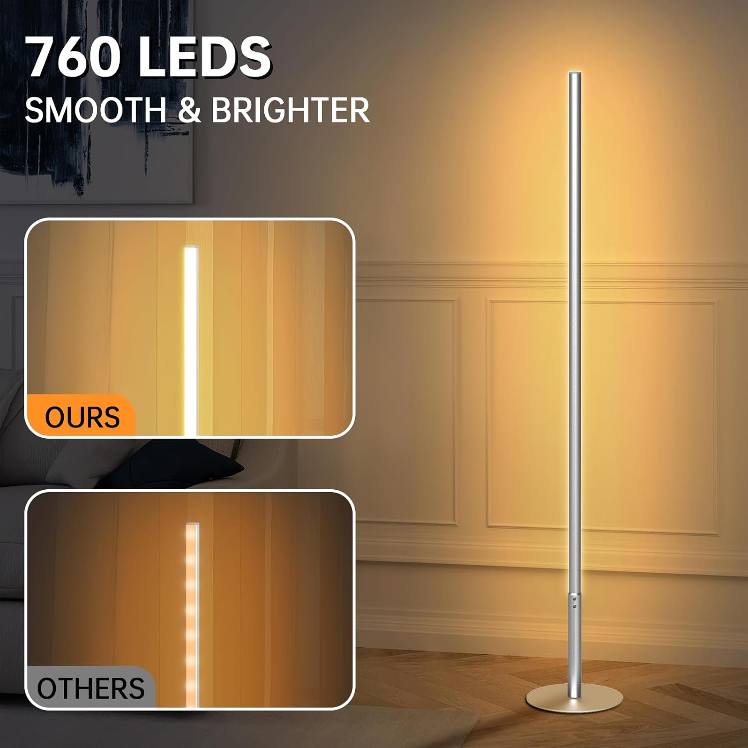 Lampade da Terra LED 2 Pezzi con Telecomando - immagine 3