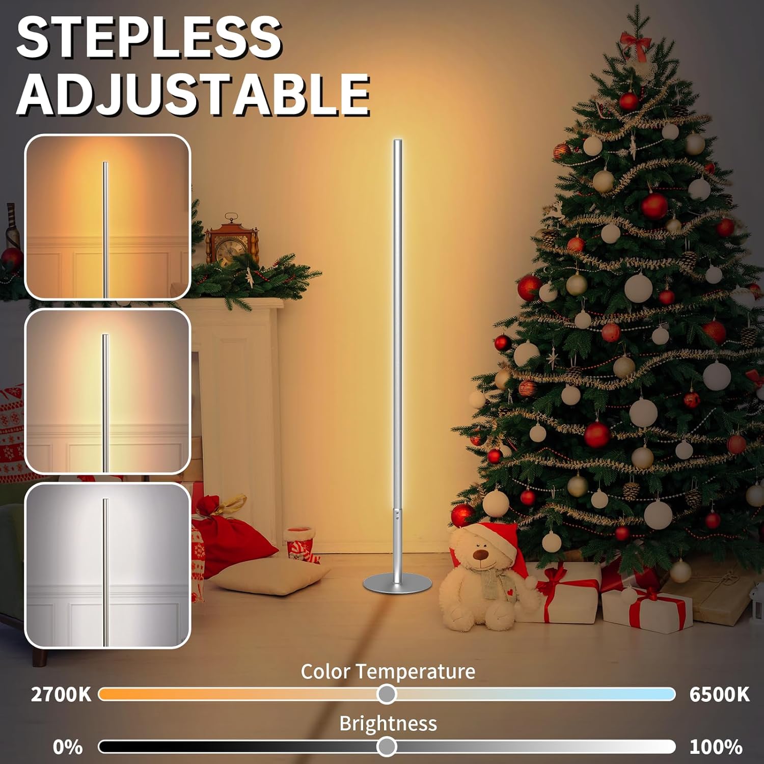 Lampade da Terra LED 2 Pezzi con Telecomando - immagine 6