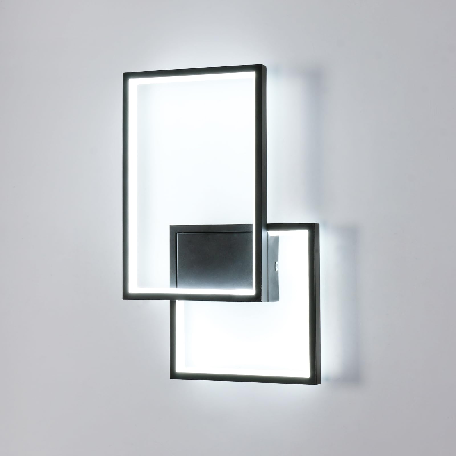 Mckalen Applique da Parete Interno LED 34W Nero 41CM