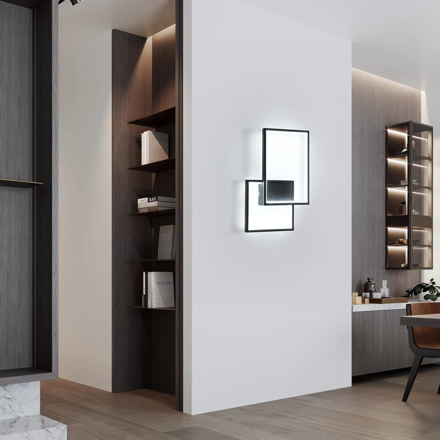 Mckalen Applique da Parete Interno LED 34W Nero 41CM - immagine 7